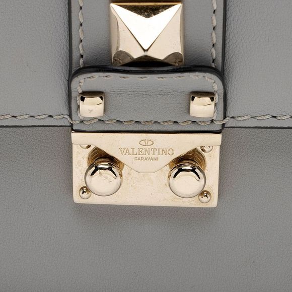 Valentino Calfskin Glam Lock Small Shoulder Bag - Picture 8 of 14